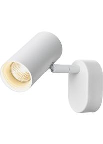 SLV NOBLO Wand- und Deckenaufbauleuchte, single, 2000-3000K, Dim-to-Warm, PHASE, 8W, 36&deg;, wei&szlig; (1008703)