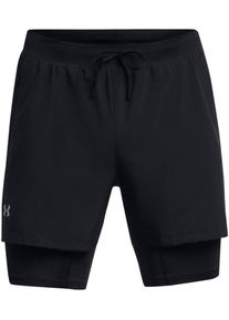 Under Armour Sportshorts 'Launch' Herren schwarz / weiß Größe S