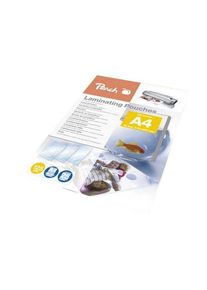 Peach - 25-pack - glossy laminating pouches - Glossy laminating pouches