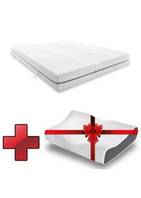 7 zónás Sleezzz Smart 140 x 190 cm-es, 18 cm magas, H3-as keménységi szintű, 7 zónás, viszkoelasztikus matrac Sleezzz Smart 140 x 190 cm, légmemóri...