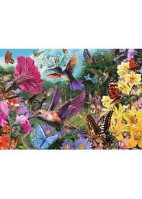 Trefl Puzzle Premium Plus Čajový čas: Záhrada kolibríkov, 1000 dielikov