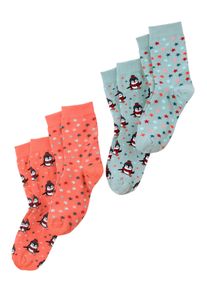 wäschepur Dames Damessokken in grapefruit ,maat 35-38, Witt, 80% Katoen, 18% Polyamide, 2% Elastan