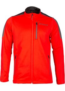 Klim Inferno, functionele jas , kleur: Neon-Rood/Donkergrijs , maat: L
