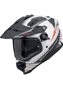 Scorpion ADF-9000 Air Feat, casco enduro , colore: Opaco Bianco/Nero/Rosso , dimensione: XXL