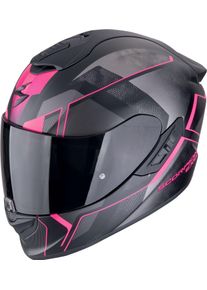 Scorpion EXO-1400 Evo Air II Intensio, kask pełnotwarzowy , kolor: Matowy Czarny/R&oacute;żowy , rozmiar: XS