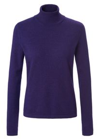 Rollkragen-Pullover aus 100% Premium-Kaschmir Peter Hahn Cashmere lila