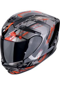 Scorpion EXO-391 Clutter, full face helmet , color: Black/Silver/Red , size: XS