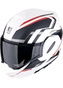 Scorpion EXO-Tech Evo Furio, modular helmet , color: Matt White/Black/Red , size: M