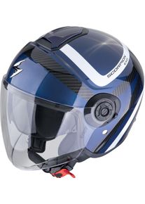 Scorpion EXO-City II Riva, open face helmet , color: Blue/Black/White , size: S