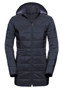 Dames Gewatteerde jas met capuchon, warm in marine ,maat 38, WITT, 100% Polyester
