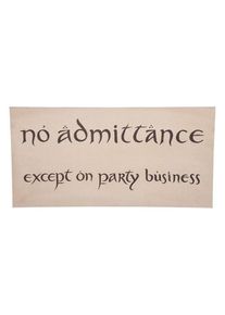 Weta Workshop - The Hobbit - No Admittance Sign - Plakat