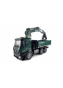 Amewi Mercedes-Benz Arocs Licensed Crane Lorry with Tipper RTR green