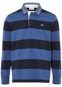 Rugbyshirt Gant blauw