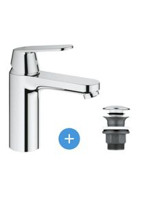 Grohe - Eurosmart Cosmopolitan Set Mitigeur Lavabo Taille m + Bonde clic clac pour lavabo avec trop-plein (23327000-CLICCLAC)