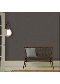 WOW - Papier peint intissé Textile mat 1005 x 52cm Gris doux