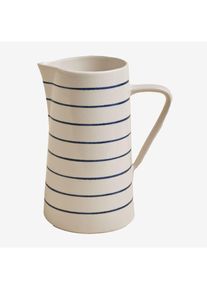 Sklum - Carafe en new bone china 2 l Isolda Blanc