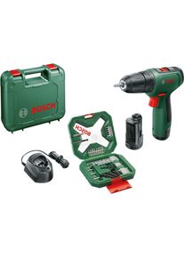 Bosch cordless drill driver EasyDrill 1200 + 34-piece bit and drill set (2x Li-ion battery 1.5Ah, case)