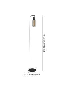 Eglo MAIONE floor lamp Black