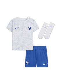 Nike Frankrijk 2022/23 Uit Voetbaltenue voor baby's/peuters - Wit