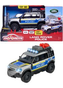 Majorette Spielzeug-Polizei »Land Rover Police«, mit Licht und Sound