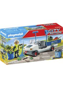 Playmobil® Konstruktions-Spielset »Stadtreinigung mit E-Fahrzeug (71433), My Action Heroes«, (42 St.)