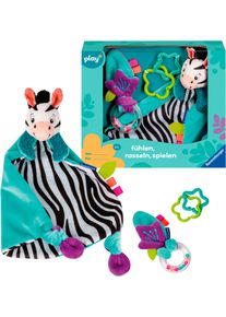 Ravensburger Greifspielzeug »Play+ Fühlen, rasseln, spielen (Geschenk-Set: Zebra)«, FSC® - schützt Wald - weltweit