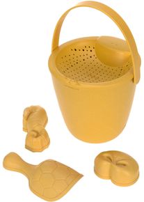 Lässig LÄSSIG Sandform-Set »Sandspielzeug 5er Set Water Friends, yellow«, (Set, 5 tlg.), Material aus ressourcenschonendem Biokomposit