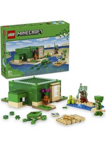 Lego® Konstruktionsspielsteine »Das Schildkrötenstrandhaus (21254), Lego Minecraft«, (234 St.), Made in Europe