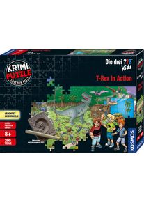 Kosmos Puzzle »Krimipuzzle Die drei ??? Kids T-Rex in Action«, Made in Germany