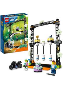 Lego® Konstruktionsspielsteine »Umstoß-Stuntchallenge (60341), Lego® City Stuntz«, (117 St.)