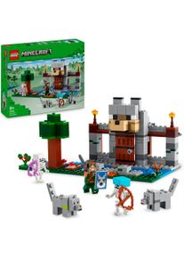 Lego® Konstruktionsspielsteine »Die Wolfsfestung (21261), Lego Minecraft«, (312 St.), Made in Europe