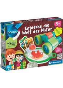 Clementoni® Experimentierkasten »Galileo, Entdecke die Welt der Natur«, Made in Europe