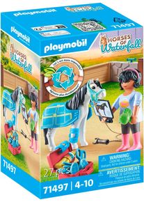 Playmobil® Konstruktions-Spielset »Pferde-Therapeutin (71497), Horses of Waterfall«, (27 St.), Made in Europe