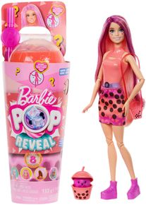 Barbie Anziehpuppe »Pop Reveal Bubble Tea Serie mit duftender Mango-Mochi-Modepuppe«, mit Farbwechseleffekten