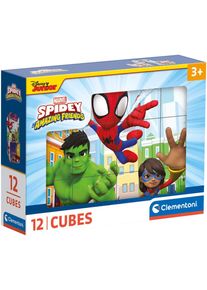 Clementoni® Würfelpuzzle »Spidey und seine Superfreunde«, Made in Europe; FSC® - schützt Wald - weltweit