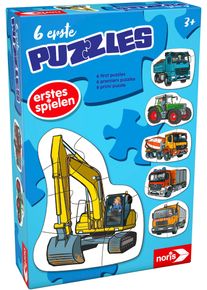 Noris Puzzle »6 erste Puzzles - Fahrzeuge«