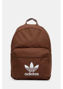 adidas Originals rucsac Adicolor culoarea maro, mare, cu imprimeu, IX7458