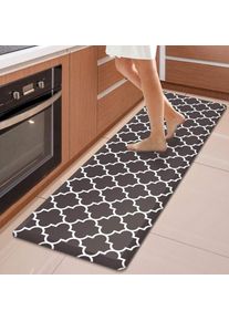 KZQ - Tapis de cuisine Tapis de cuisine rembourré anti-fatigue, 17,3 'x 60', Tapis et tapis de cuisine imperméables antidérapants Tapis de confort