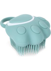 Bluedeer - Brosse de bain pour chiens et chats, distributeur de shampooing et de massage en silicone pour chiens et chats à poils courts et longs