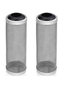 Bluedeer - 2 pcs 16mm Garde de Filtre Maille, Garde de Filtre D'aquarium, Filtre de Filet D'aquarium, Garde de Filtre pour Bassins de Carpes Koï,