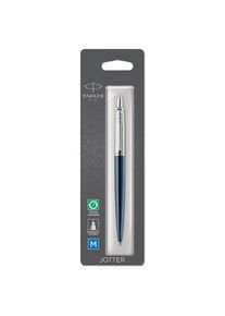 Parker Jotter Kugelschreiber | Royal Blue | Mittlere Spitze | Blaue Tinte | Blister-Verpackung