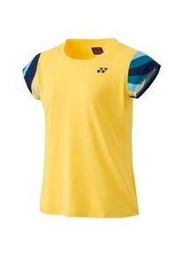 Damen T-Shirt Yonex Women's Crew Neck Shirt 20754 Soft Yellow S - Gelb