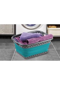 IDOMYA Essentials Wasmand blauw/groen - (B)54 x (H)24 x (D)39,1 cm -