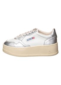 AUTRY Leren sneakers wit/zilverkleurig - 24% | Maat: 36 |