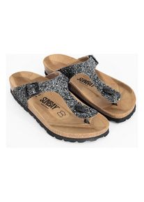 Sunbay Teenslippers "Camelia" antraciet - 65% | Maat: 36 |