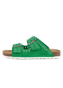 billowy Leren slippers groen - 59% | Maat: 39 |