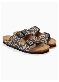 Sunbay Slippers "Trefle" beige/bruin - 64% | Maat: 36 |