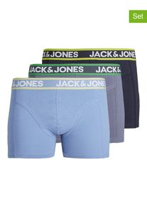 Jack & Jones Jack & Jones 3-delige set: boxershorts lichtblauw/zwart - 33% | Maat: