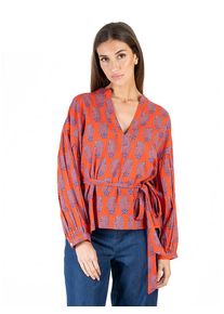 Isla Bonita by SIGRIS Blouse koraalrood - 61% | Maat: S |