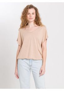 Cross Jeans Shirt beige - 61% | Maat: XL |